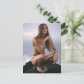 ビーチバーベビキニモデル ポストカード (スタンド正面)