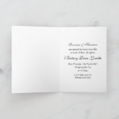 ビーチバーラップメイソンジャールベビー発表 案内状 (内部)