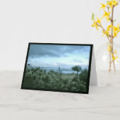 ビーチパイン夕べ カード (黄色い花)