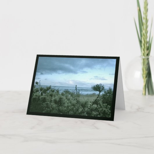 ビーチパイン夕べ カード (正面)