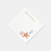 ビーチパステルスケッチカクテルナプキンス スタンダードカクテルナプキン (角)