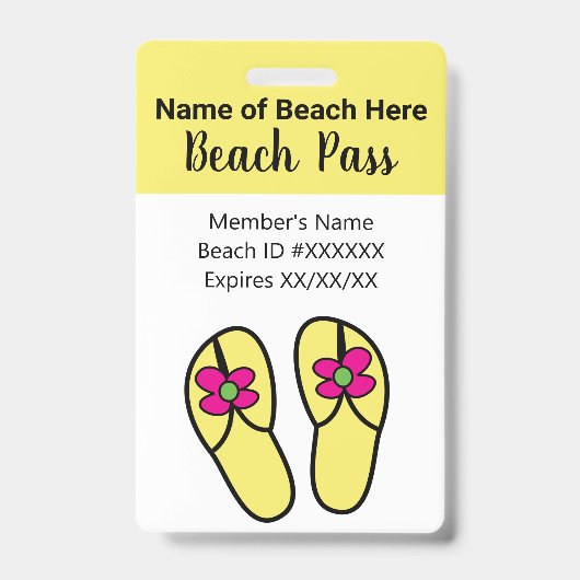ビーチパス バッジ (Front)