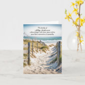 ビーチパスin砂悔やみや弔慰サンキューカード カード (黄色い花)