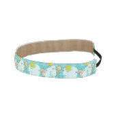 ビーチパターンで遊んでいるかわいい子供 アスレチックヘッドバンド (右)