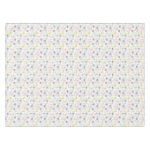 ビーチパターンによるパステル調のヤシの木 テーブルクロス (正面(横))