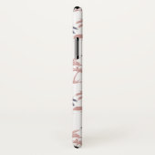 ビーチパターンによるパステル調のヤシの木 Case-Mate iPhoneケース (裏面/右)