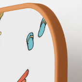 ビーチパターン ピックルボールラケット (左詳細)