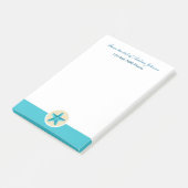 ビーチパッドの机から ポストイット (アングル)