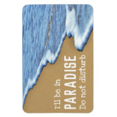 ビーチパラダイス、邪魔しない マグネット (縦)