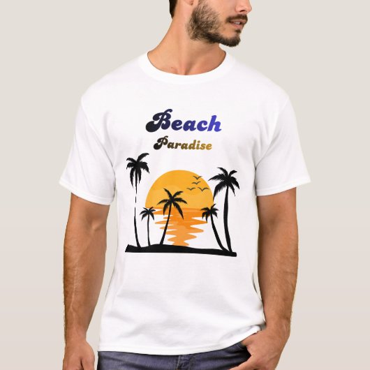 ビーチパラダイス Tシャツ (正面)