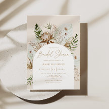 ビーチパンパスグラスブライダルシャワー