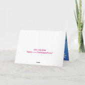 ビーチパーソナライズされたをテーマにしたPHOTOクリスマスカード シーズンカード (裏面)