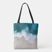 ビーチパーソナライズされたザブライドトートバッグ トートバッグ (裏面)