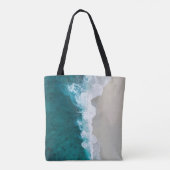 ビーチパーソナライズされたザブライドトートバッグ トートバッグ (裏面)