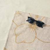 ビーチパーソナライズされたタオルネーム海タートルハワイ ビーチタオル (インサイチュ)