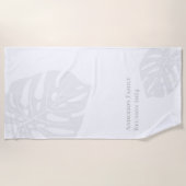 ビーチパーソナライズされたタオル ビーチタオル (正面)