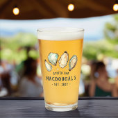 ビーチパーソナライズされたハウスオイスターバー タンブラーグラス