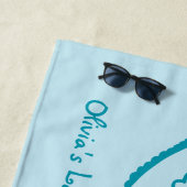 ビーチパーソナライズされたバチェロレッテタオルギフト ビーチタオル (インサイチュ)