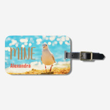 ビーチパーソナライズされたブルー