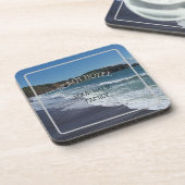 ビーチパーソナライズされたホテル コースター (左側)