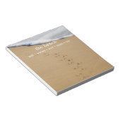 ビーチパーソナライズされた恋人 ノートパッド (アングル)