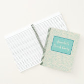 ビーチパーソナライズされた日記 ノートブック (内部)