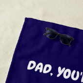 ビーチパーソナライズされた用パパ ビーチタオル (インサイチュ)