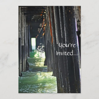 ビーチパーティの招待状 招待状