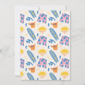 ビーチパーティの招待状 | Sun and Surfパーティー招待状 招待状 (裏面)