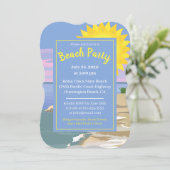 ビーチパーティーおもしろい 招待状 (スタンド正面)