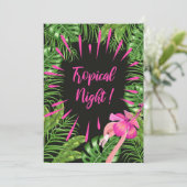 ビーチパーティーのご招待です。 招待状 (スタンド正面)