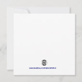 ビーチパーティーの招待状 招待状 (裏面)