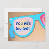 ビーチパーティーの時間 招待状 (裏面)