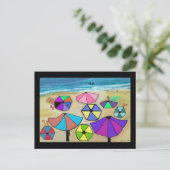 ビーチパーティーはがき ポストカード (スタンド正面)