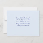 ビーチパーティーサーフウェーブ招待状 招待状 (裏面)