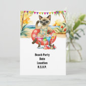 ビーチパーティーシャミーネコビーチ熱帯夏 招待状 (スタンド正面)