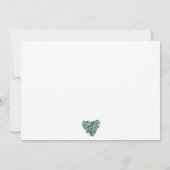 ビーチパーティーシーグラス招待状 招待状 (裏面)