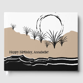 ビーチパーティーハッピーバースデー名 ゲストブック