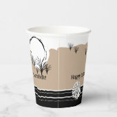 ビーチパーティーハッピーバースデー名 紙コップ (右)