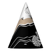 ビーチパーティーハッピーバースデー パーティーハット (左)