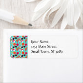 ビーチパーティービーチサンダルサングラスビーチボールティール（緑がかった色） ラベル (インサイチュ)