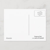 ビーチパーティー付きビーチ玉 インビテーションポストカード (裏面)