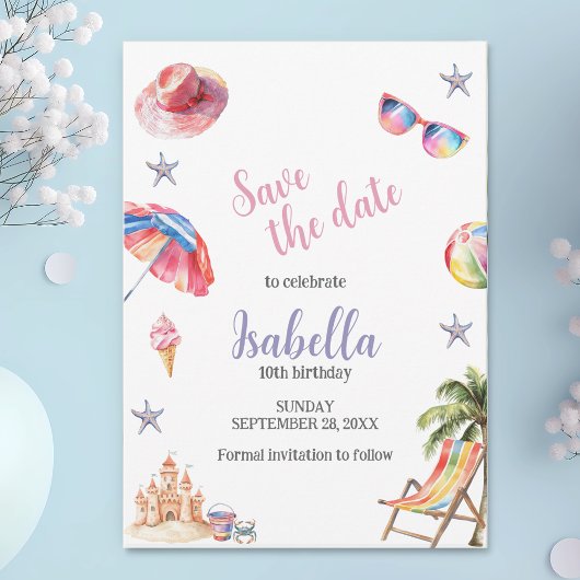 ビーチパーティー熱帯夏 セーブザデート