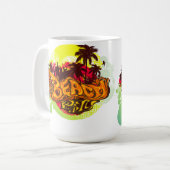 ビーチパーティー コーヒーマグカップ (正面左)