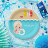 ビーチパーティー ペーパープレート (パーティー)