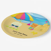 ビーチパーティー ペーパープレート (アングル)