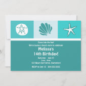 ビーチパーティー 招待状 (正面)