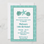 ビーチパーティー 招待状 (正面)