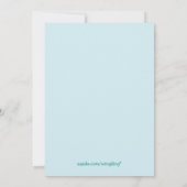 ビーチパーティー 招待状 (裏面)