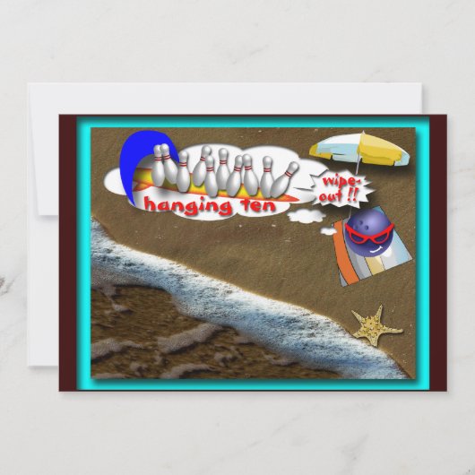 ビーチパーティー 招待状 (正面)